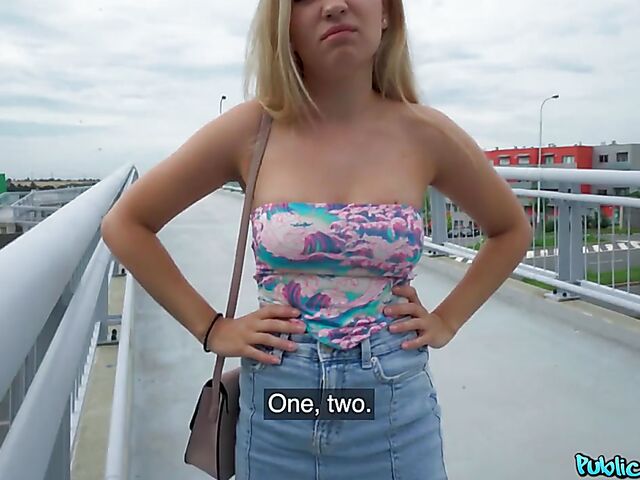 Public pick up and POV sex with Irina Cage