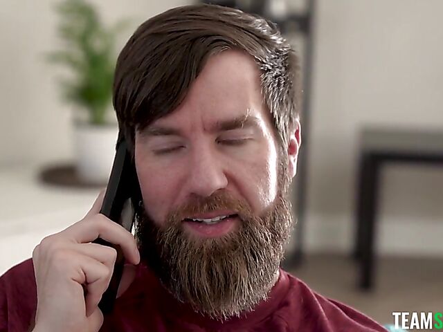 Petite Ginger Grey gets her puffy pussy penetrated