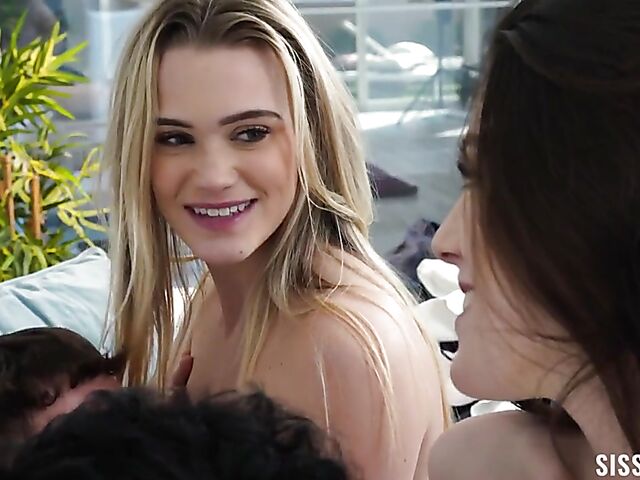 Chloe Rose & Fiona Frost - Group sex with nasty schoolgirls