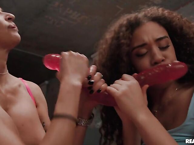 Armani Black & Willow Ryder - Lesbian anal with a gamer girl