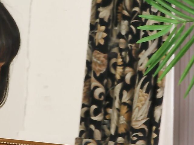 Lucy Love - British MILF dildo fucking session in sheer stockings