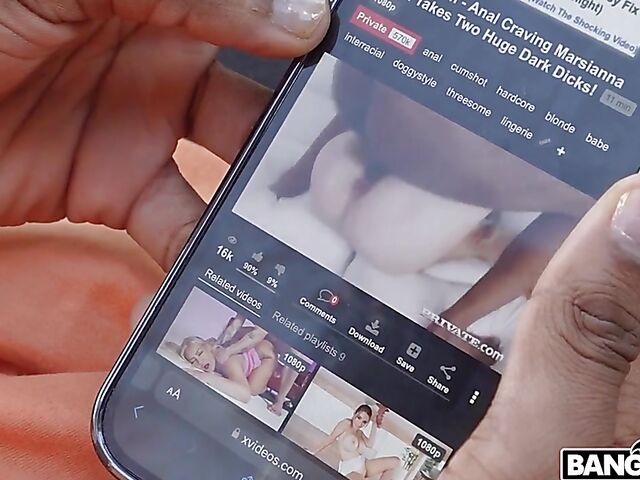 Big black cock anal with bespectacled redhead Alexa Nova and well hung Damion Dayski