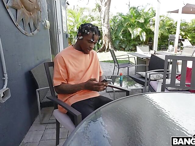 Big black cock anal with bespectacled redhead Alexa Nova and well hung Damion Dayski