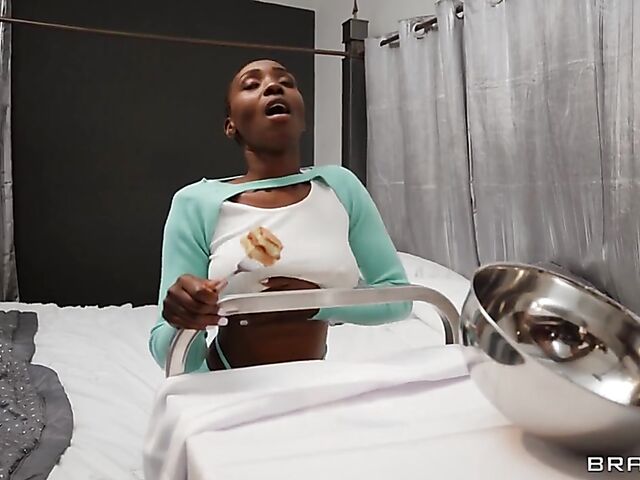 Danny D uses his big white cock on Zaawaadi and Miss Alice Wild in an interracial threesome