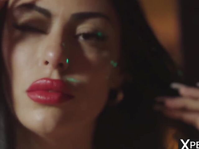 Interracial oil fuck with super hot Spanish babe Sapphire Lapiedra