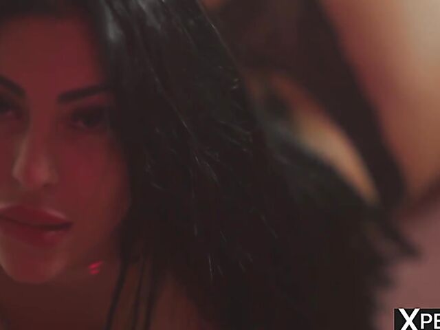 Interracial oil fuck with super hot Spanish babe Sapphire Lapiedra