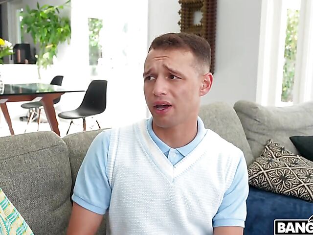 Tattoo-covered XWife Karen makes her dirty neighbor happy with her big tits and big ass