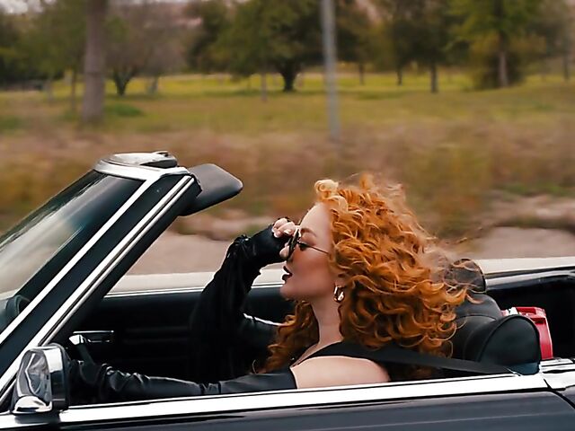 Redhead dildo lover Emma Magnolia doing herself