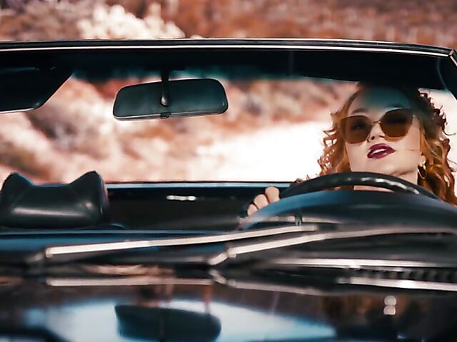 Redhead dildo lover Emma Magnolia doing herself