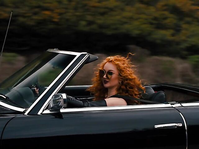 Redhead dildo lover Emma Magnolia doing herself