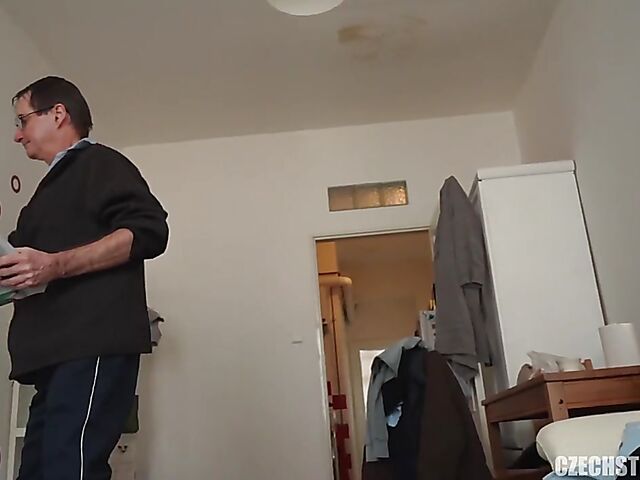 POV fuck for money with smoking Czech brunette Veronica