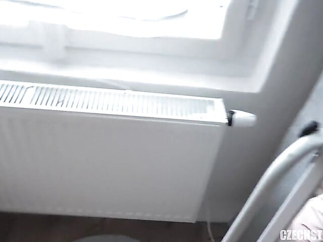 POV fuck for money with smoking Czech brunette Veronica