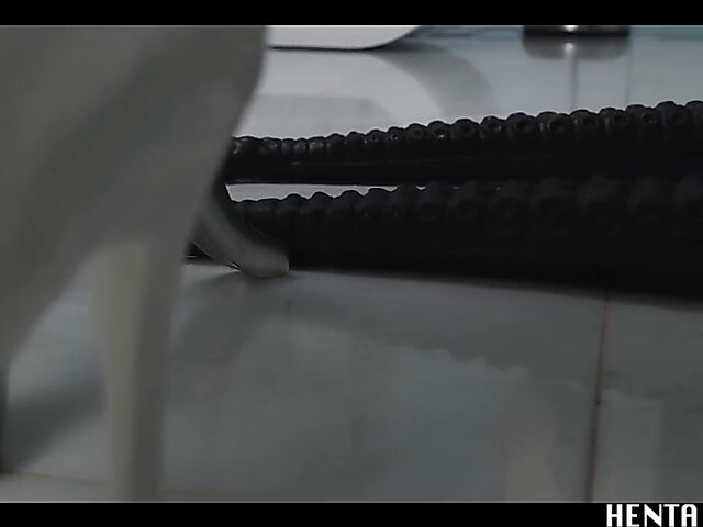 Hentai tentacle fantasy with cum filled pornstar Lady Dee