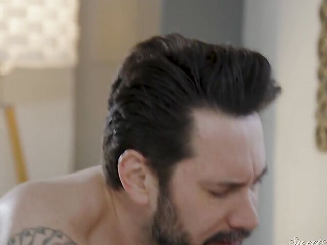 Cheating with sexy brunette Melissa Stratton