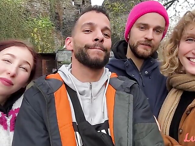 Esluna & Marvin, Roman & Serafina - Sexy foursome couples won't forget