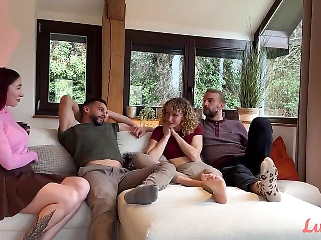 Esluna & Marvin, Roman & Serafina - Sexy foursome couples won't forget