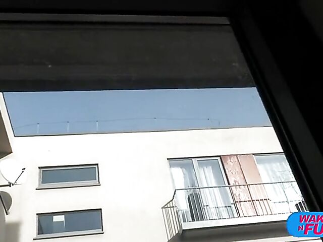 DP gangbang in the morning with skinny teen Liz Ocean