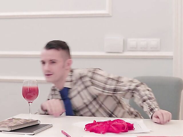 Sexy FFM threesome with leggy babes Katy Rose and Lilly Bella