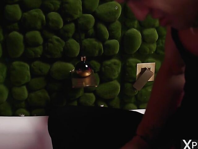 Ball gagged submissive dark skin babe Sofi Vega gets used in the bathtub