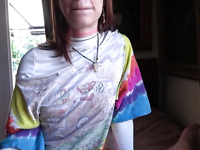 Pierced teen braces fuck in POV featuring Laya Rae