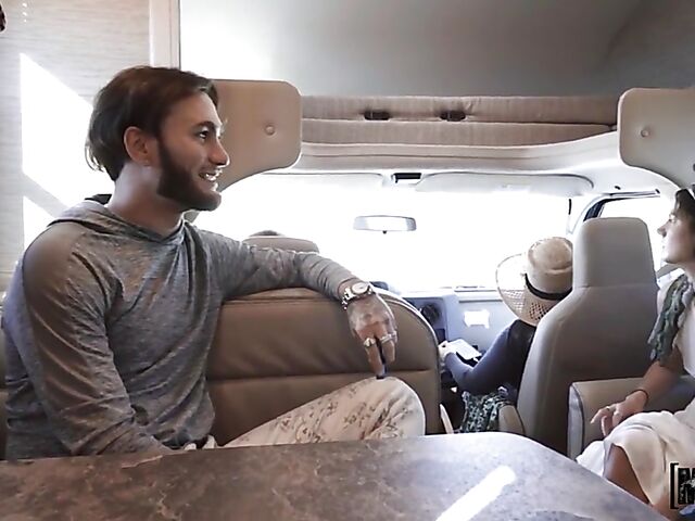 Lila Love - Girl in panties POV fuck in the motorhome