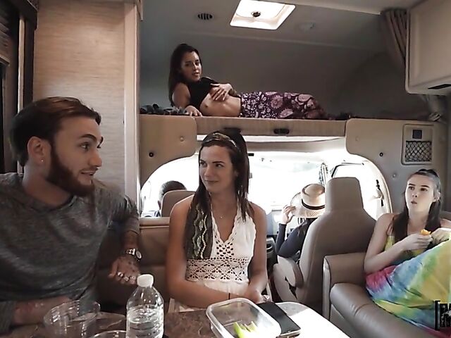 Lila Love - Girl in panties POV fuck in the motorhome