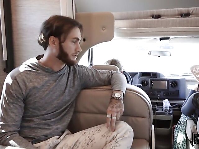 Lila Love - Girl in panties POV fuck in the motorhome