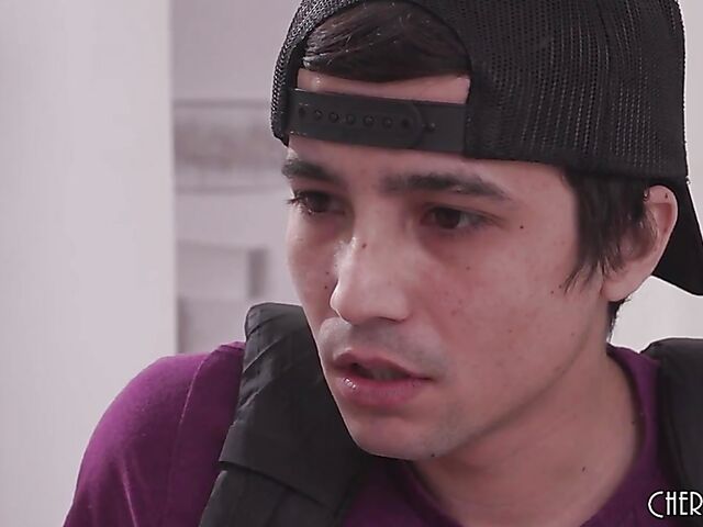 Mazy Myers gets her pink pussy eaten and fucked by a lucky boy