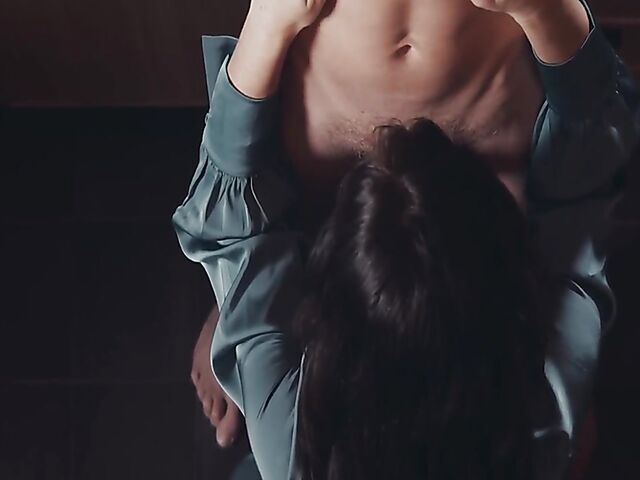 Sensual kitchen sex with meat lover Asha Heart