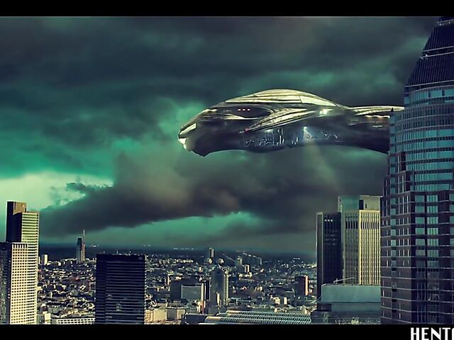 Alien sex with helpless Haneen who gets her shaved pussy filled