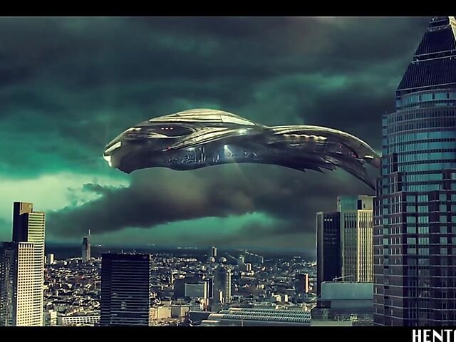 Alien sex with helpless Haneen who gets her shaved pussy filled