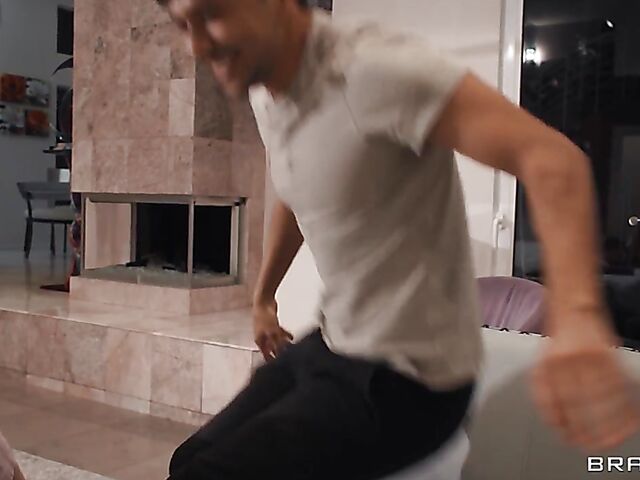 Hard body blonde Barbie gets tag teamed by Jimmy Michaels and Max Fills