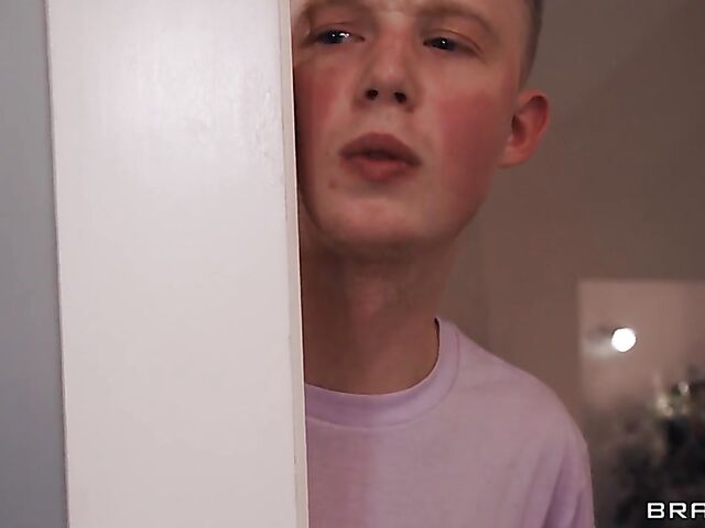 Hard body blonde Barbie gets tag teamed by Jimmy Michaels and Max Fills