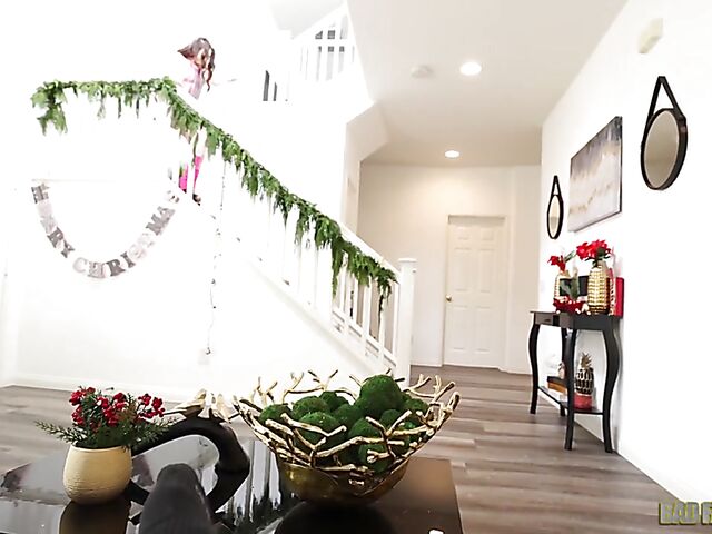 POV blowjob downstairs with Brenna Mckenna