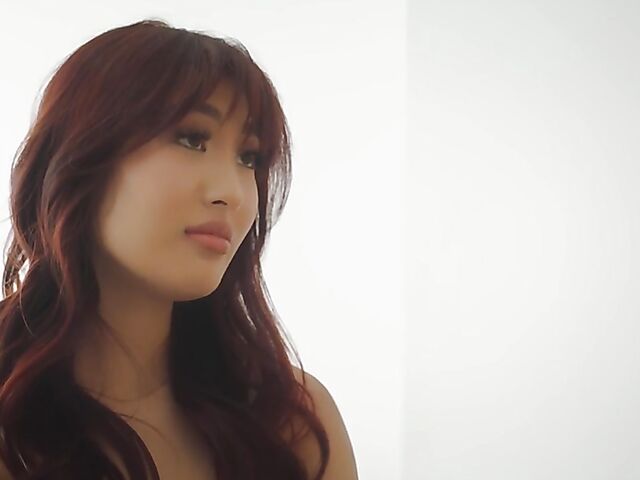 Mina Luxx's tight shaved asian pussy feels so good!