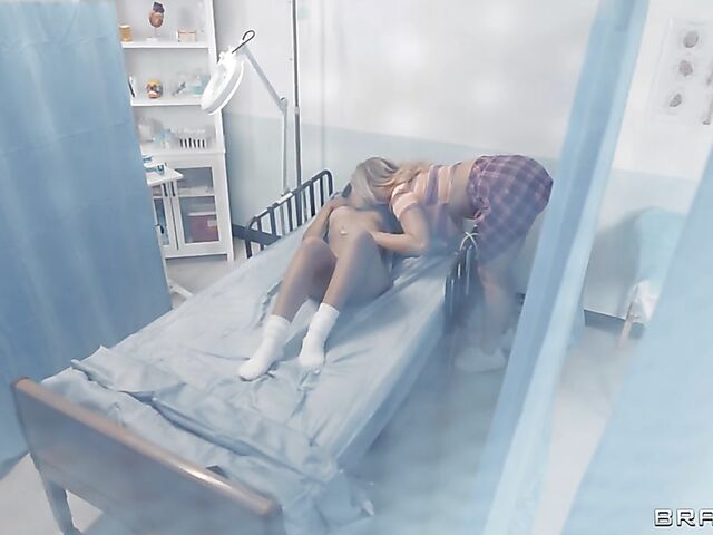 Lesbian nurse Phoenix Marie takes advantage of Summer Col