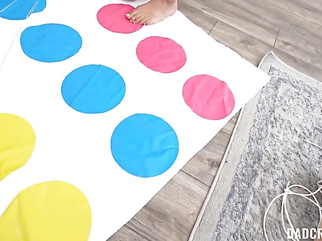 Petite POV latina Binky Beaz gets dirty in the laundry room