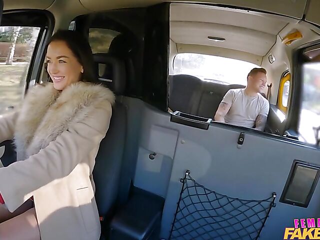 Taxi sex with hot sexy driver Zuzu Sweet