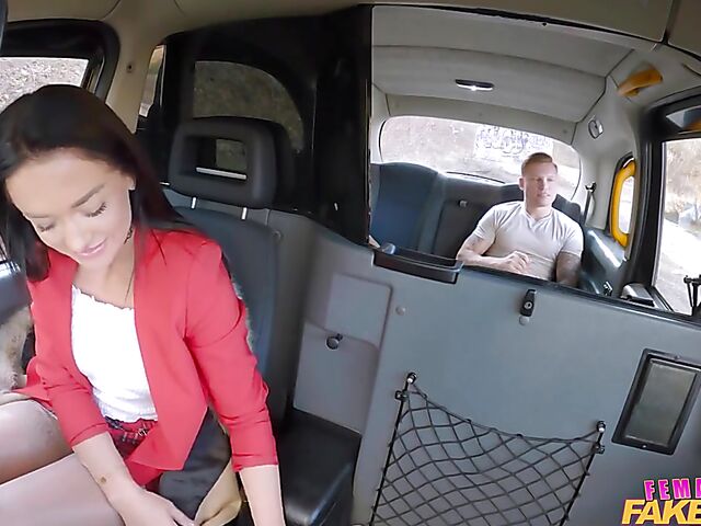 Taxi sex with hot sexy driver Zuzu Sweet