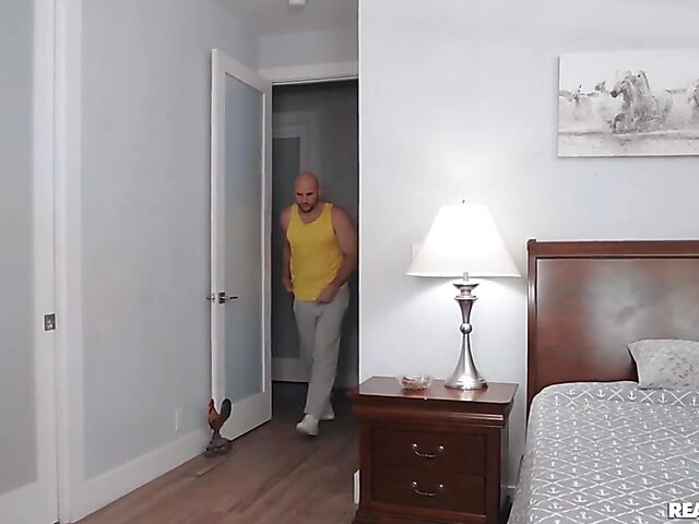 Sneaky secret fuck marathon with wife's petite sister Macy Meadows