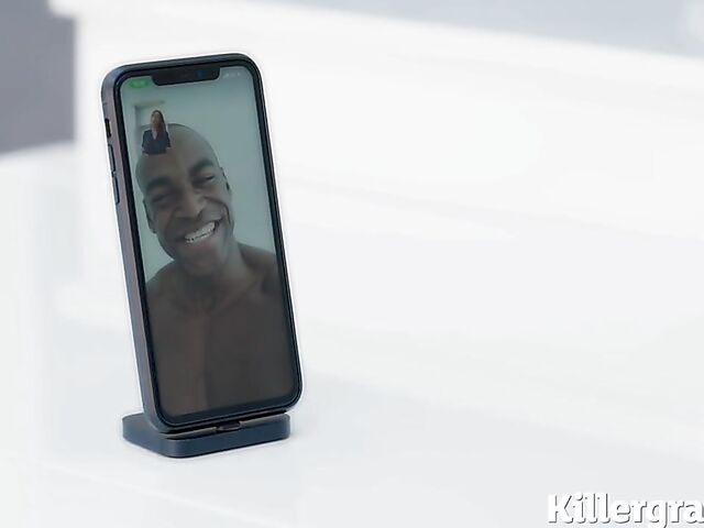 Passionate interracial sex in black lingerie with big tits babe Ava Koxxx