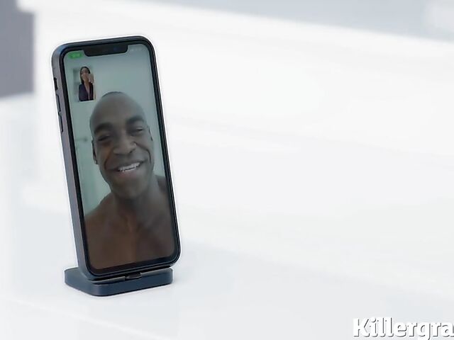 Passionate interracial sex in black lingerie with big tits babe Ava Koxxx