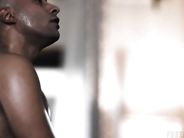 All natural brunette Aften Opal can't stop fucking that exotic cock