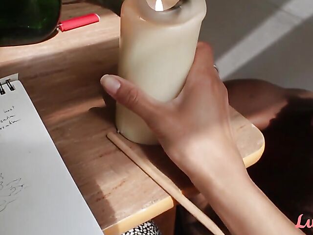 Puck & Gila - Interracial POV pussy eating and fucking with an artist