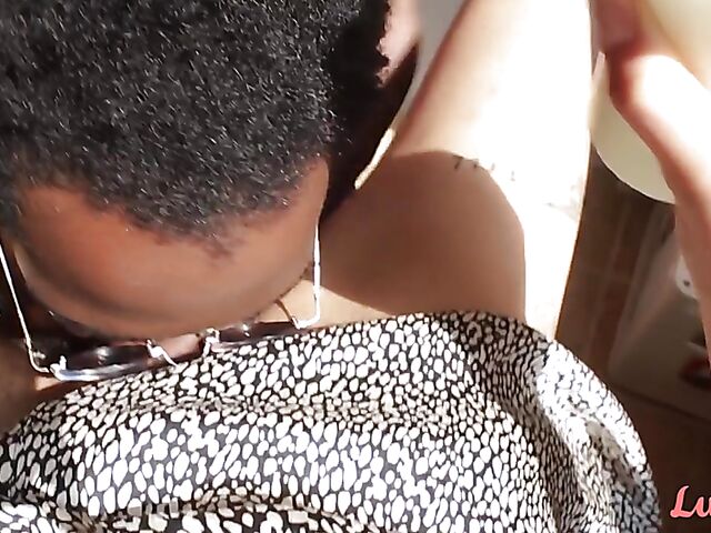 Puck & Gila - Interracial POV pussy eating and fucking with an artist