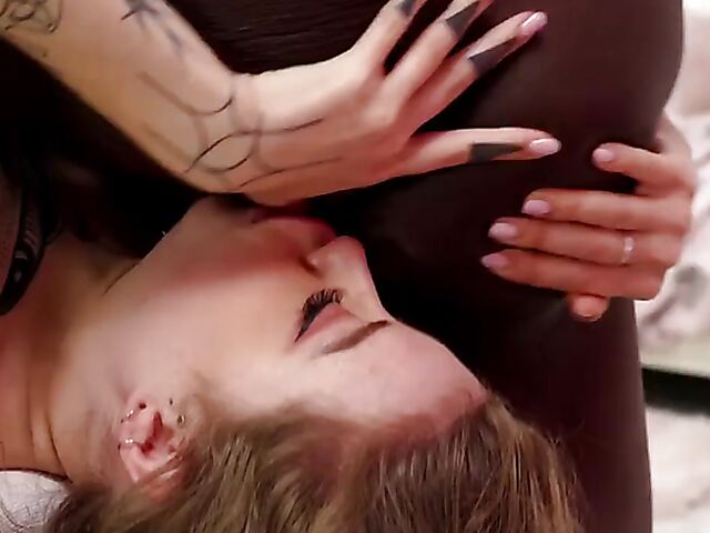 Joss Lescaf & Eden Ivy - Anal interracial massage with a tattooed babe