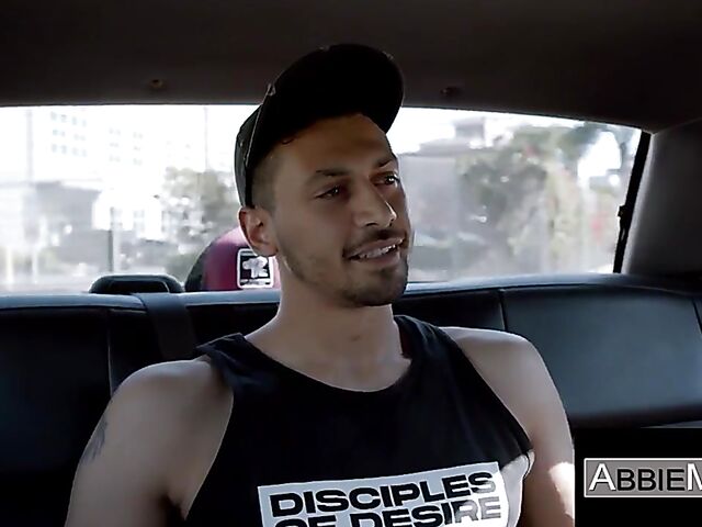 Crazy hardcore fuck in fishnets with Abbie Maley