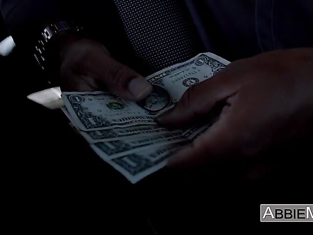 Crazy hardcore fuck in fishnets with Abbie Maley