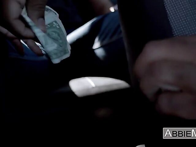 Crazy hardcore fuck in fishnets with Abbie Maley