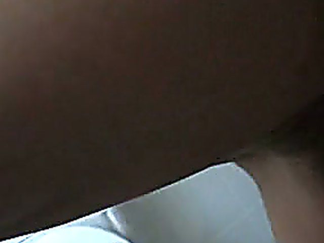 Toilet fuck with big racked brunette girlfriend